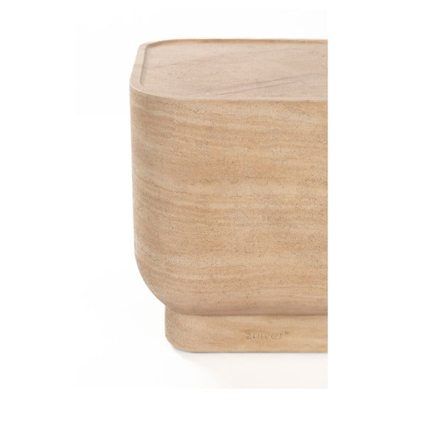 Măsuță auxiliară cu aspect de piatră ø 45 cm Noble – Zuiver-image-4