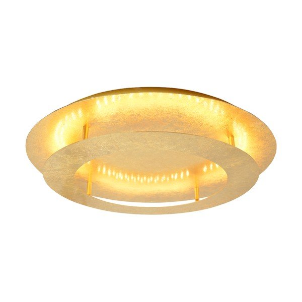 Plafonieră aurie LED cu abajur din metal 50x50 cm Merle – Candellux Lighting