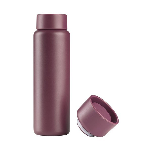 Cană termos burgundy din oțel inoxidabil 650 ml Singles – Zone