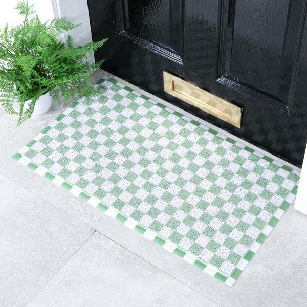 Covoraș de intrare 40x70 cm Check – Artsy Doormats-image-1