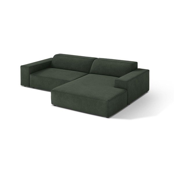Colțar modular petrol (cu colț pe partea dreaptă/cu șezlong) Jodie – Micadoni 