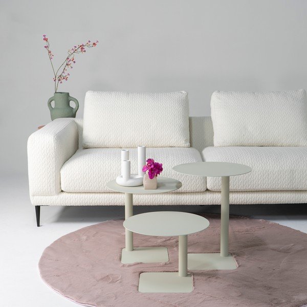 Măsuță auxiliară rotundă din metal ø 40 cm Sunny – Spinder Design-image-1