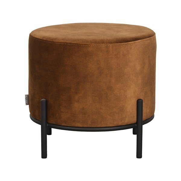 Taburet maro cu tapițerie din catifea Troy – LABEL51-image-3