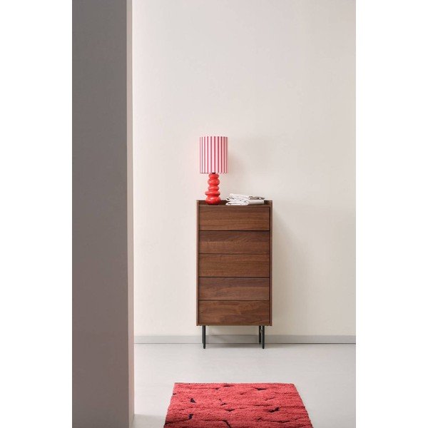 Comodă în culoare naturală închisă cu aspect de lemn de nuc 60x118,5x45 cm Örgryte – Jotex-image-1