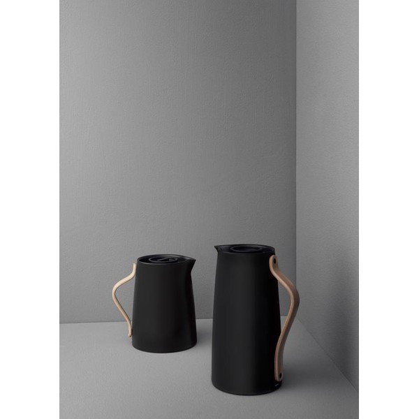 Cană termos negru din oțel inoxidabil 1,2 l Emma – Stelton-image-1