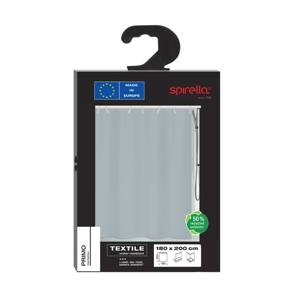 Perdea de duș 180x200 cm Primo – Spirella-image-3