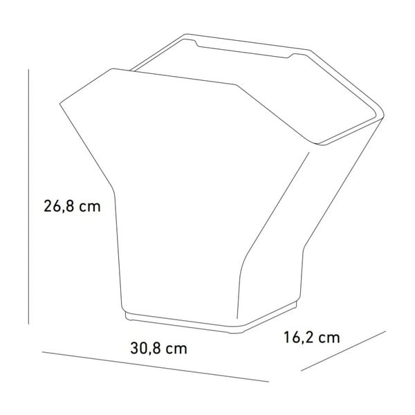 Suport vertical cu auto-udare pentru plante Plastia Tree, gri-image-3