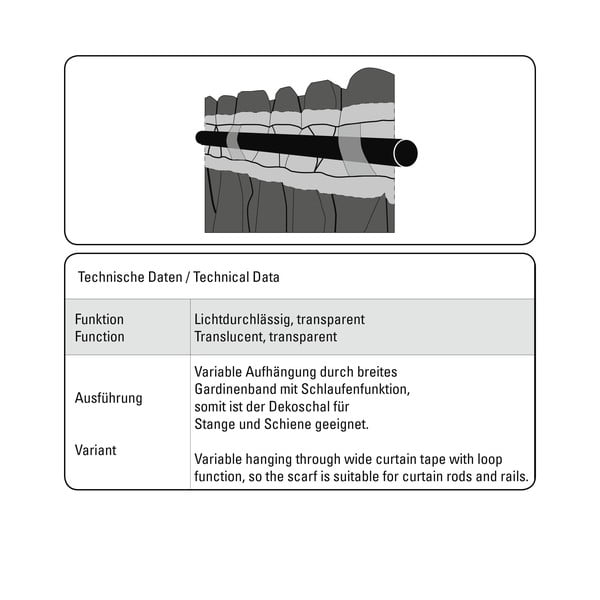 Perdea albă 140x245 cm Diamant Scherli – Sehlbach-image-2