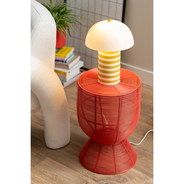 Măsuță auxiliară rotundă din metal ø 30,5 cm Cuerda Tambor – Leitmotiv-image-1