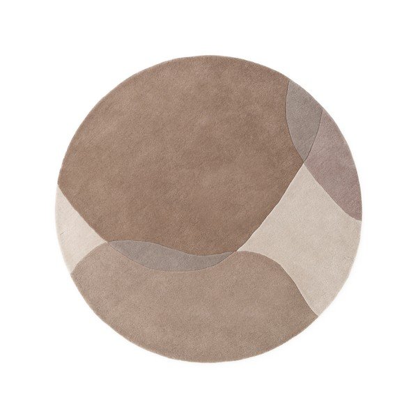 Covor bej rotund din lână ø 200 cm Ovia – Villeroy&Boch