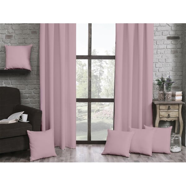 Draperie roz pastel, Mike & Co. NEW YORK, 140 x 270 cm-image-1