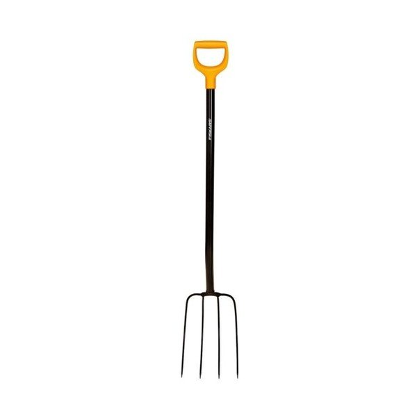 Furcă din compozit de oțel Fiskars Solid, negru