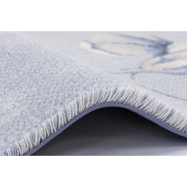 Covor albastru deschis din lână 300x400 cm Talwin – Agnella-image-3