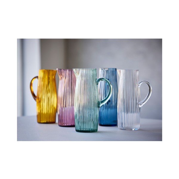 Carafă din sticlă Bitz Kusintha, 1,2 l, albastru-image-2