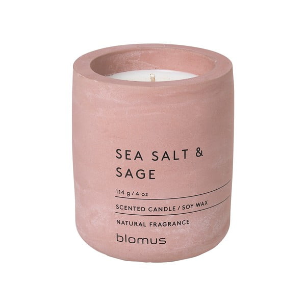 Lumânare parfumată din ceară de soia timp de ardere 24 h Fraga: Sea Salt and Sage – Blomus