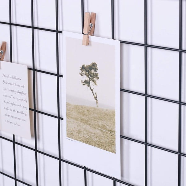 Avizier metalic Reminder, 60 x 60 cm, negru-image-3