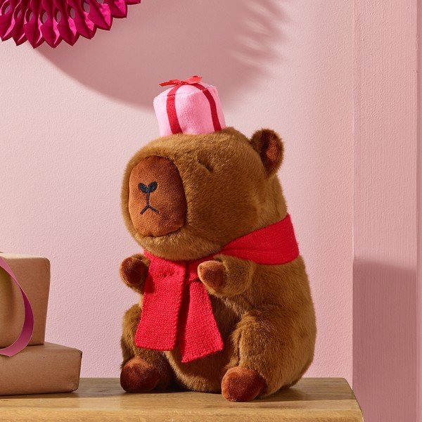 Pernă decorativă 20x30 cm Christmas Capybara – Catherine Lansfield-image-1