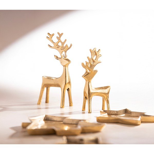 Figurină de Crăciun din metal (înălțime 9 cm) Noelle Reindeer – Ladelle-image-3
