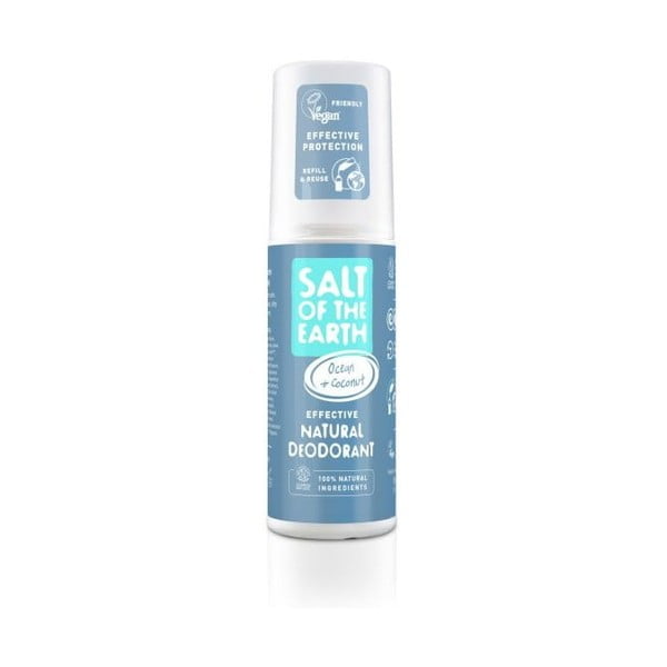 Spray deo natural Salt of the Earth Ocean Coconut, 100 ml