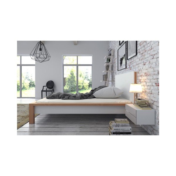 Pat dublu din lemn de pin SKANDICA InBig, 140 x 200 cm-image-4