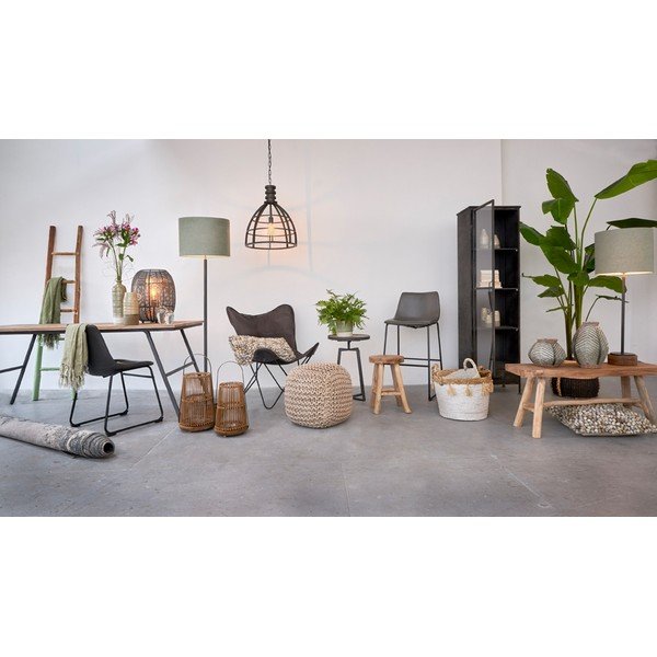 Scaun de bar gri închis Jeddo – Light & Living-image-1