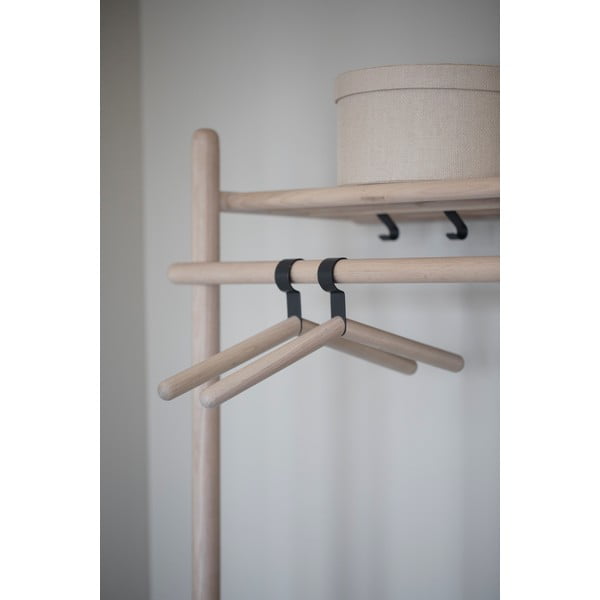 Set pentru hol în culoare naturală din lemn masiv de stejar Milford - Rowico-image-1