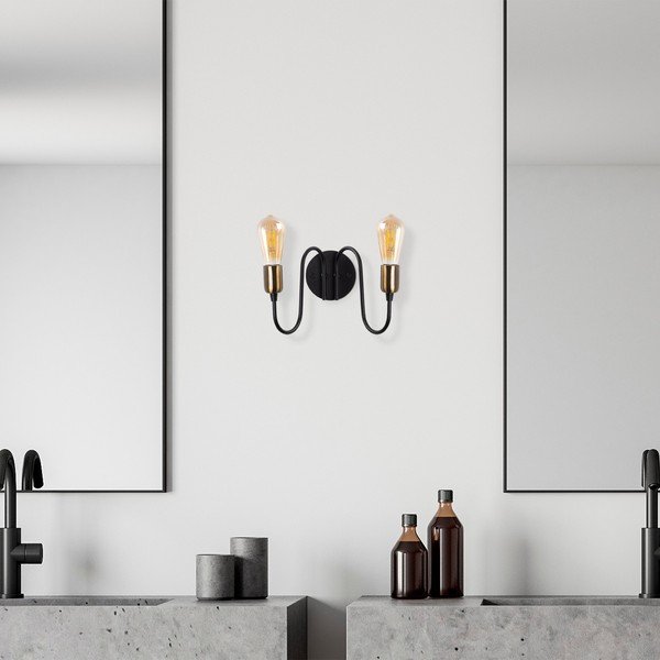 Aplică de perete neagră Firat – Opviq lights-image-2