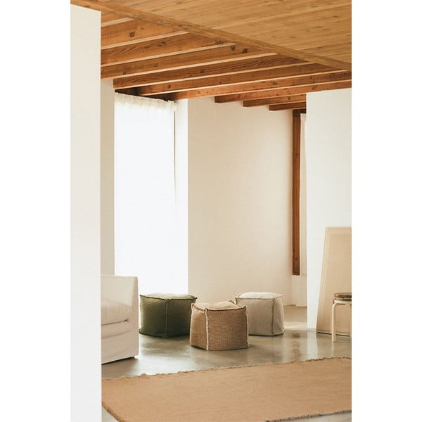 Fotoliu bean bag crem Handloom – Lorena Canals-image-4