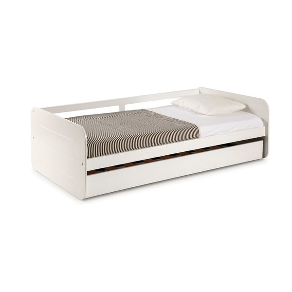 Pat cu extensie alb pentru copii  90x190 cm Redona - Marckeric-image-3