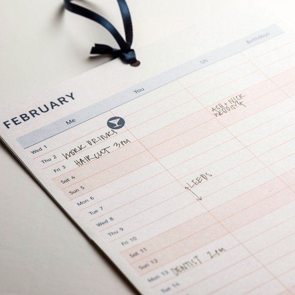 Calendar de perete pentru cupluri - Busy B-image-1