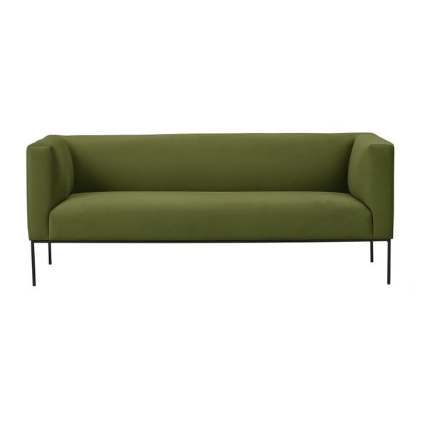 Canapea cu trei locuri Windsor & Co Sofas Neptune. verde