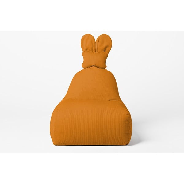 Fotoliu puf pentru copii galben ocru Funny Bunny – The Brooklyn Kids-image-2