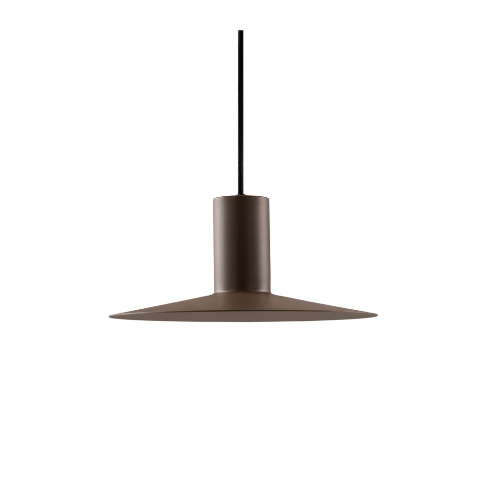 Lustră maro cu intensitate reglabilă din aluminiu ø 25 cm Evan – Jotex