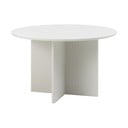 Masă de dining gri deschis rotundă ø 110 cm Palma – Unique Furniture