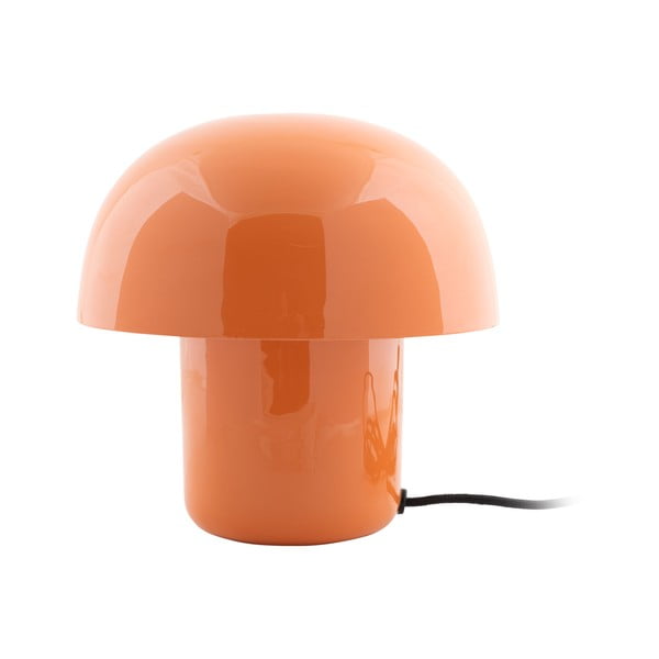 Veioză portocalie cu abajur din metal (înălțime 20 cm) Fat Mushroom – Leitmotiv
