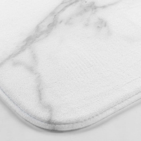 Covoraș de baie alb-gri pentru WC 45x45 cm Marbre – douceur d'intérieur-image-2