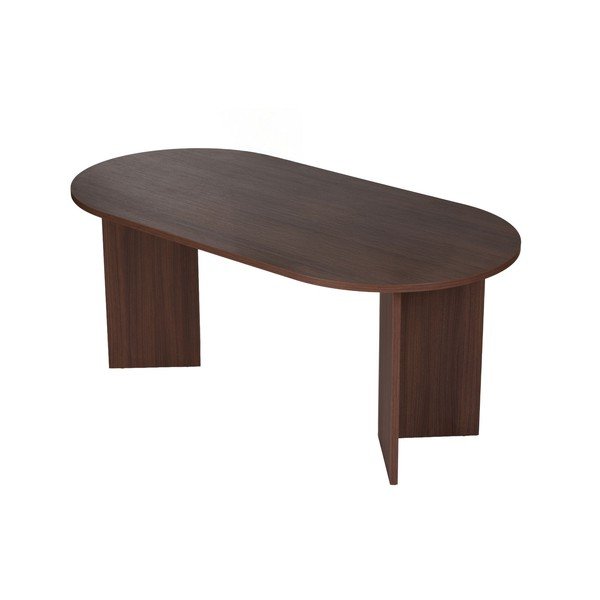 Masă de dining cu aspect de lemn de nuc 89,5x180 cm Sablin – Kalune Design-image-3