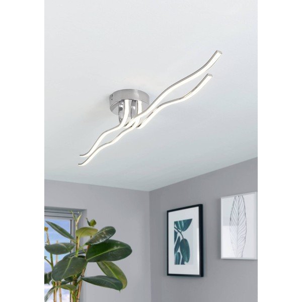 Plafonieră argintie LED 16x108,5 cm RONCADE – EGLO-image-1