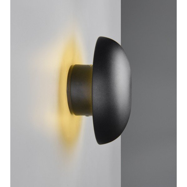 Aplică de perete negru-mat LED cu USB Davey – Reality-image-1