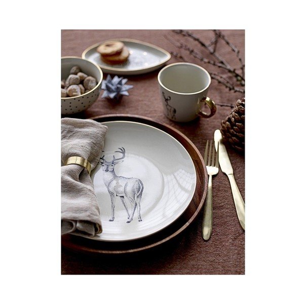 Set 3 platouri decorative din ceramică Bloomingville Noel-image-2