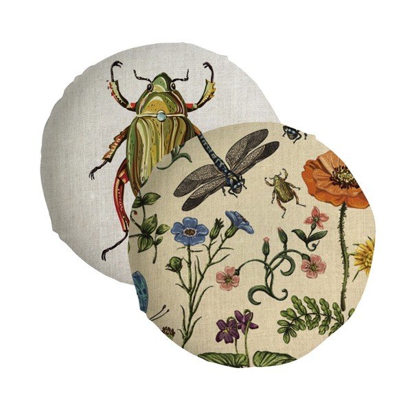 Pernă reversibilă Madre Selva Tierra Bella, ⌀ 45 cm-image-3