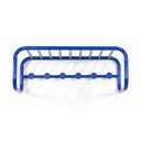 Cuier de perete albastru cu raft din metal 72 cm Retro – Spinder Design
