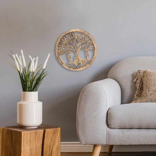 Decorațiune de perete din lemn Mango – Orion-image-1