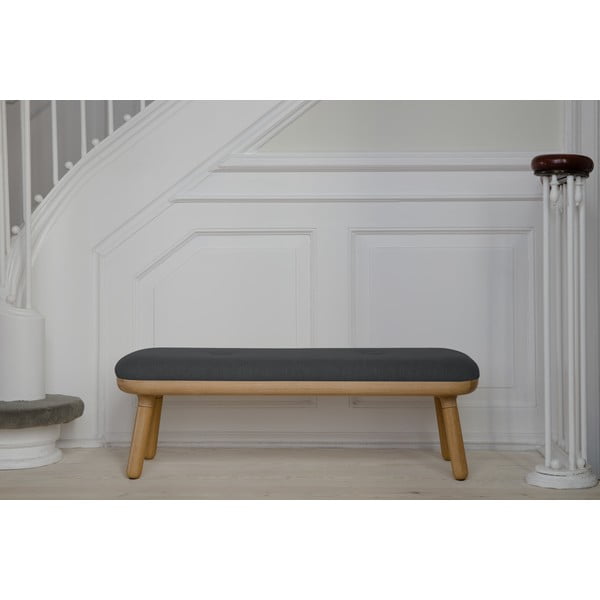 Bancă gri antracit Paff Low – UMAGE-image-1