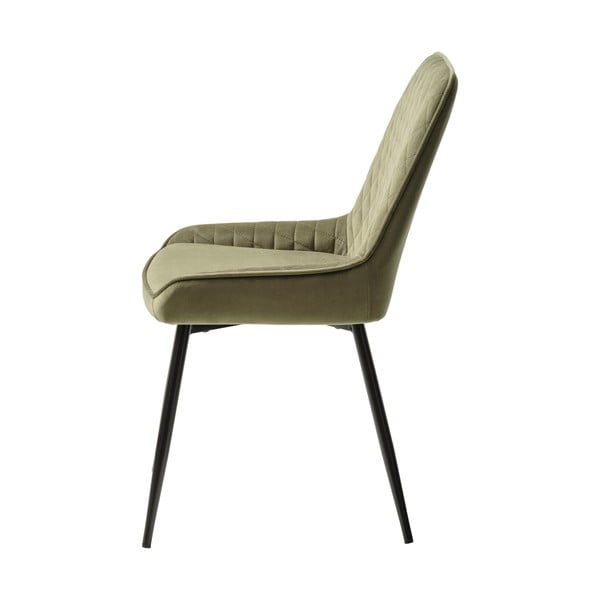 Scaun de dining verde din catifea Milton – Unique Furniture-image-3