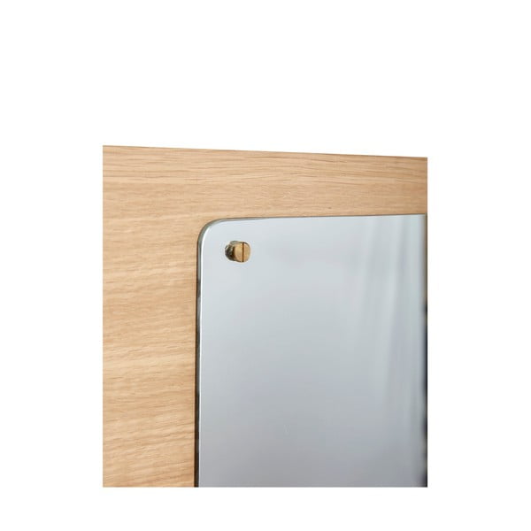 Oglindă de perete cu ramă din lemn 80x50 cm Split – Hübsch-image-4