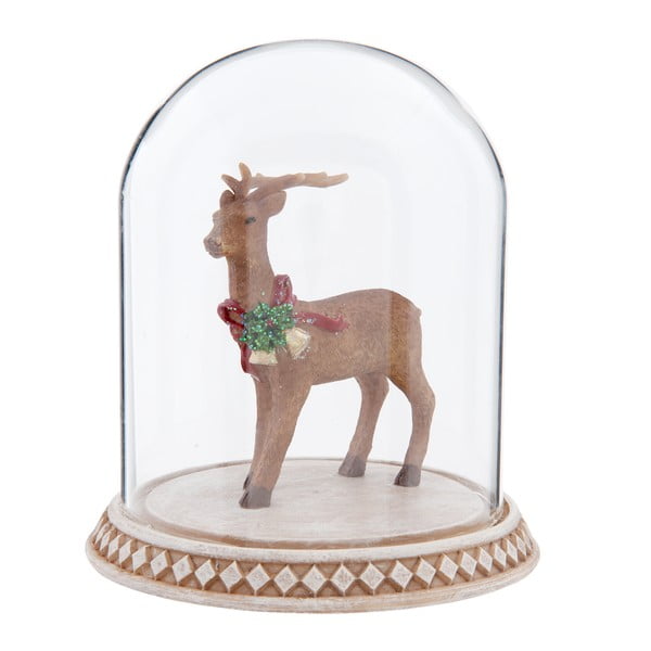 Decorațiune Clayre & Eef Deer Christmasy, 12 x 13 cm