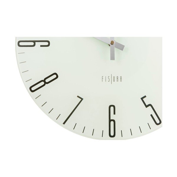 Ceas Fisura Slim White, ⌀ 35 cm-image-2