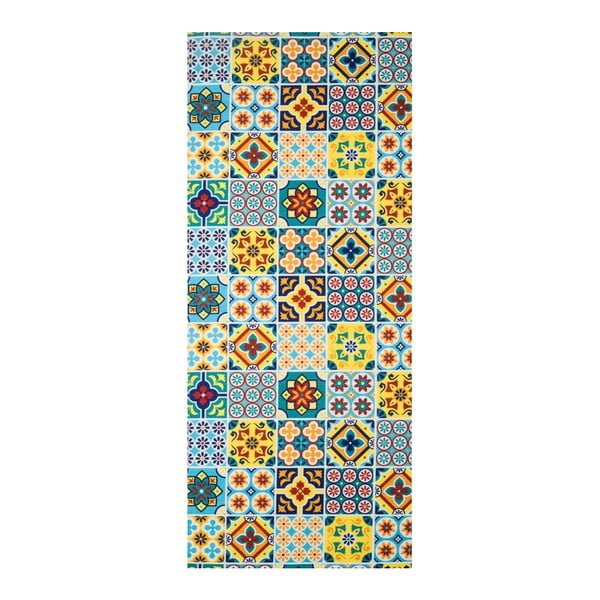 Covor foarte rezistent Webtappeti Azulejo, 58 x 80 cm 