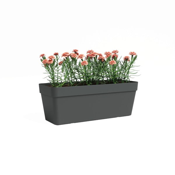Jardinieră din plastic reciclat cu sistem de auto-irigare 50 cm Capri – Artevasi-image-2